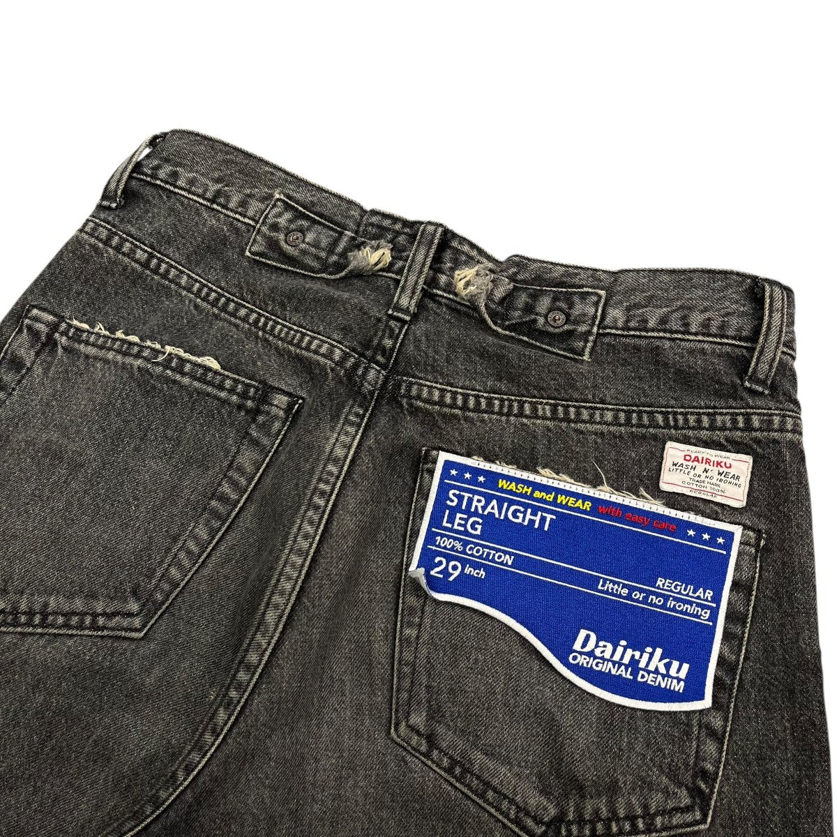 DAIRIKU(ダイリク) 25SSDamage Straight Denim Pantsデニムパンツ25SS