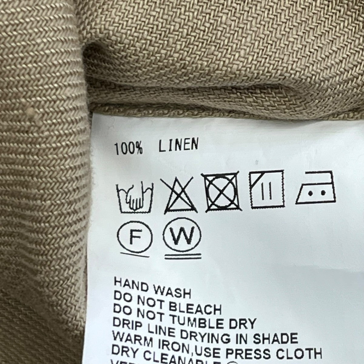 HYKE 22SSLINEN DRESSワンピース221-16110 古着・中古-6枚目のアイテム画像