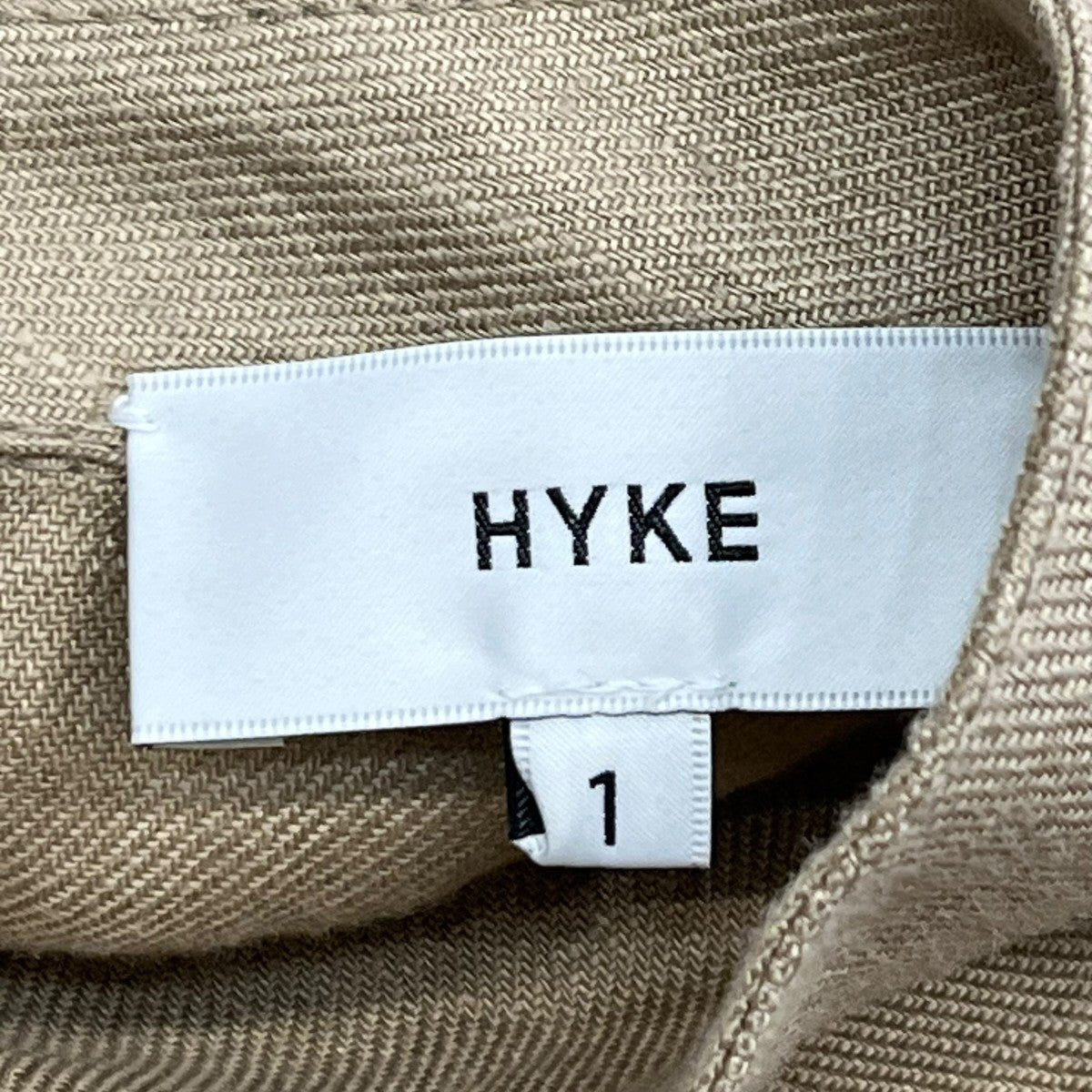 HYKE 22SSLINEN DRESSワンピース221-16110 古着・中古-7枚目のアイテム画像