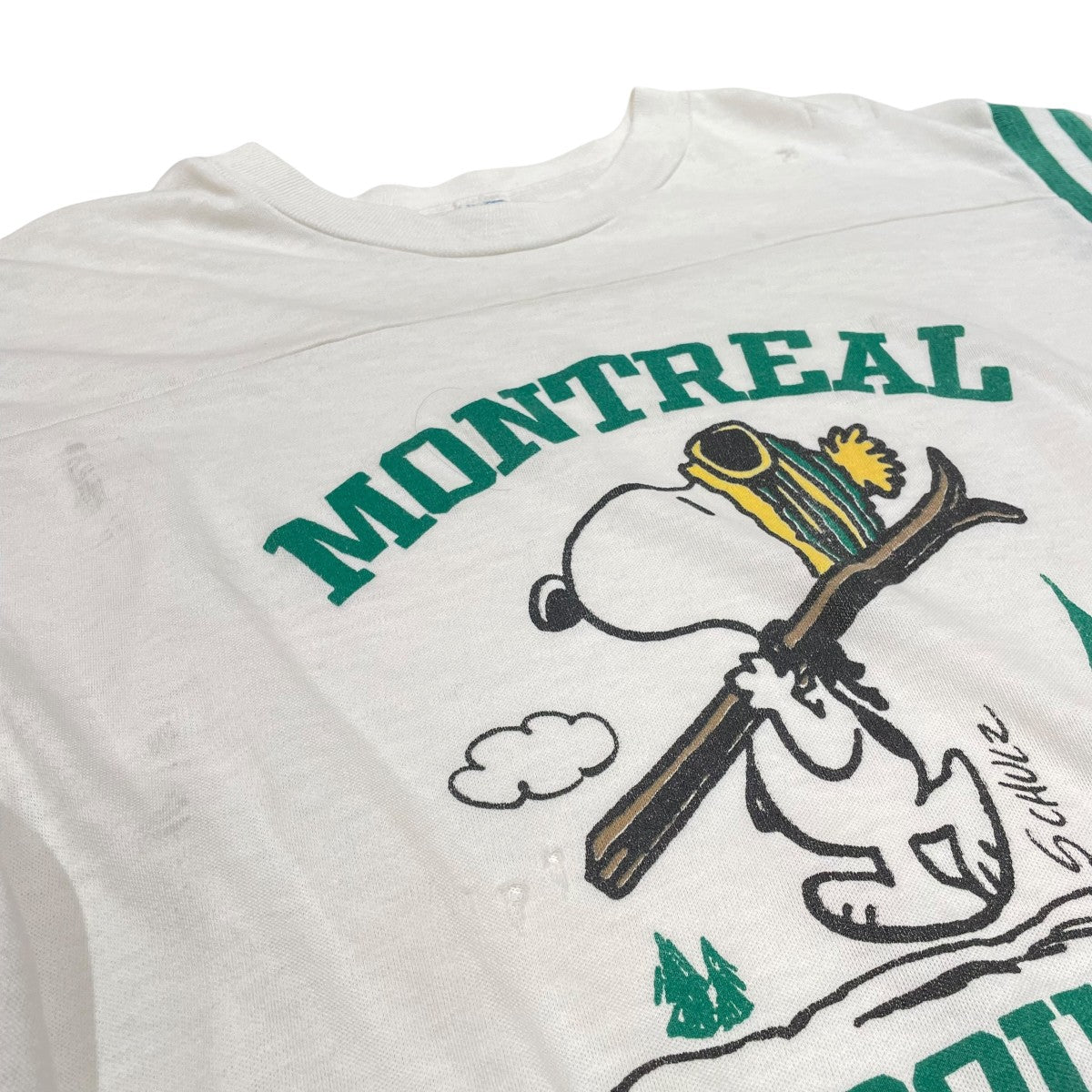 USED 80sARTEX SNOOPYフットボールTシャツ 古着・中古-3枚目のアイテム画像