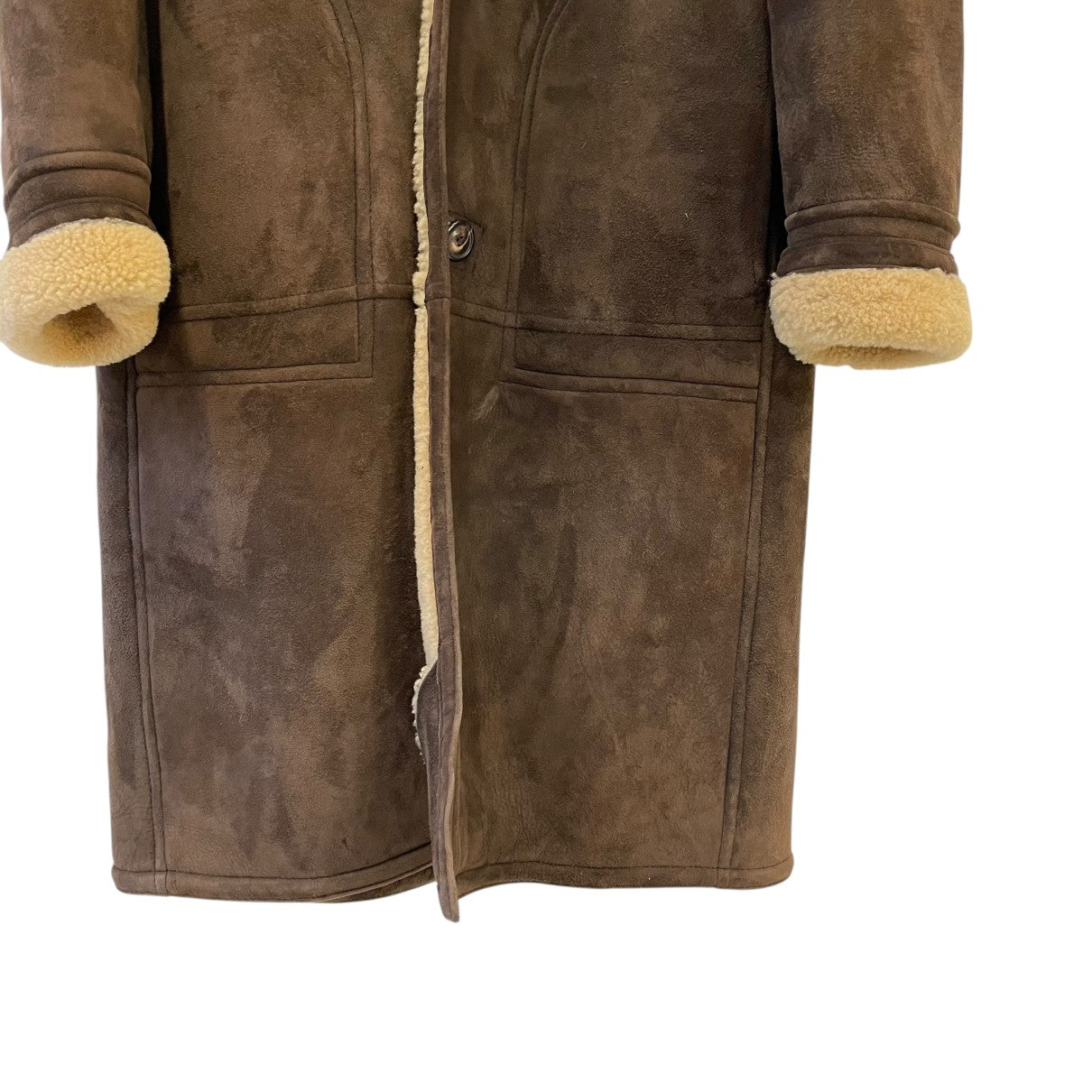 90s Sheepskin Shearling Coatムートンコート
