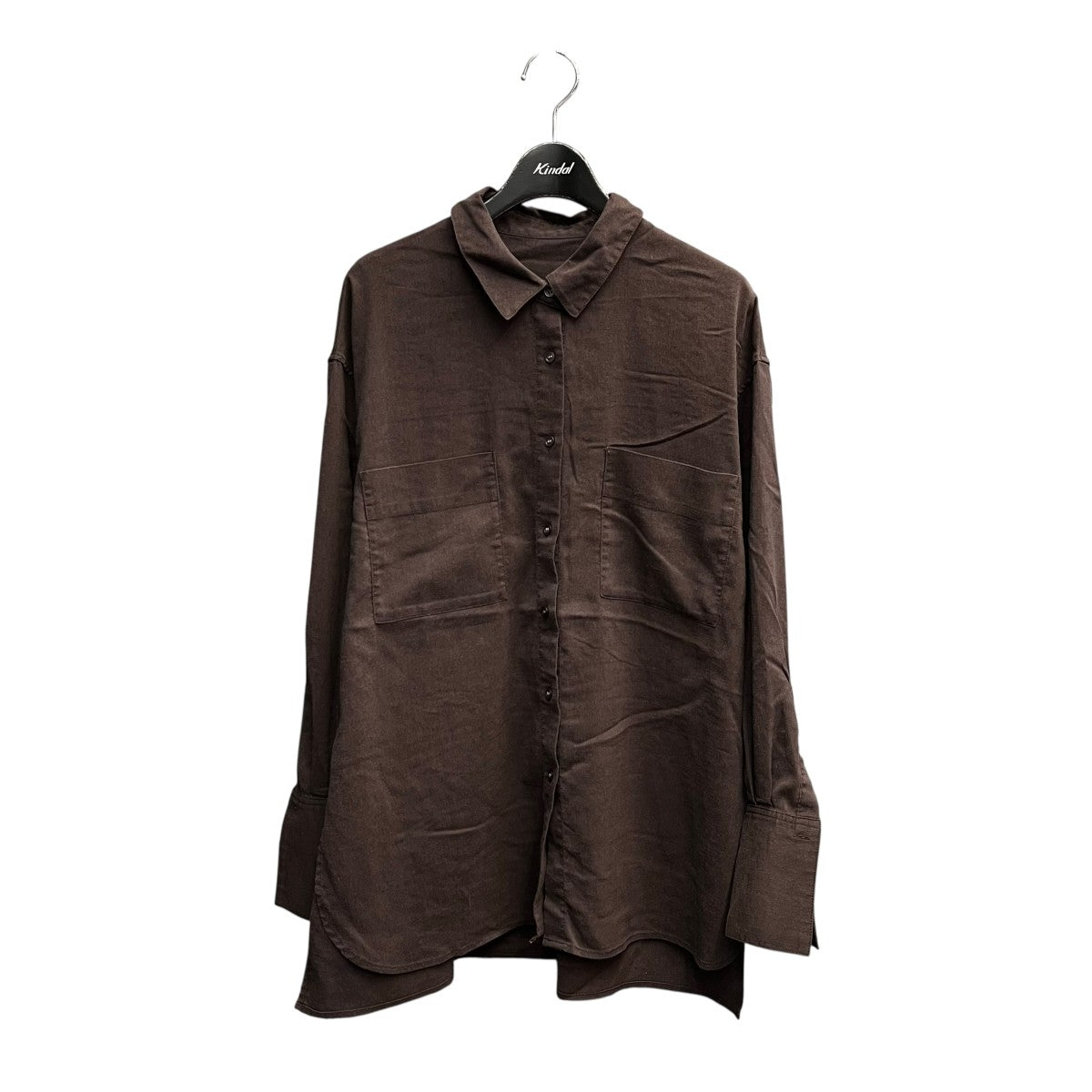 リネンライク オーバーシャツレギュラーカラーシャツLDZ1041604A0002