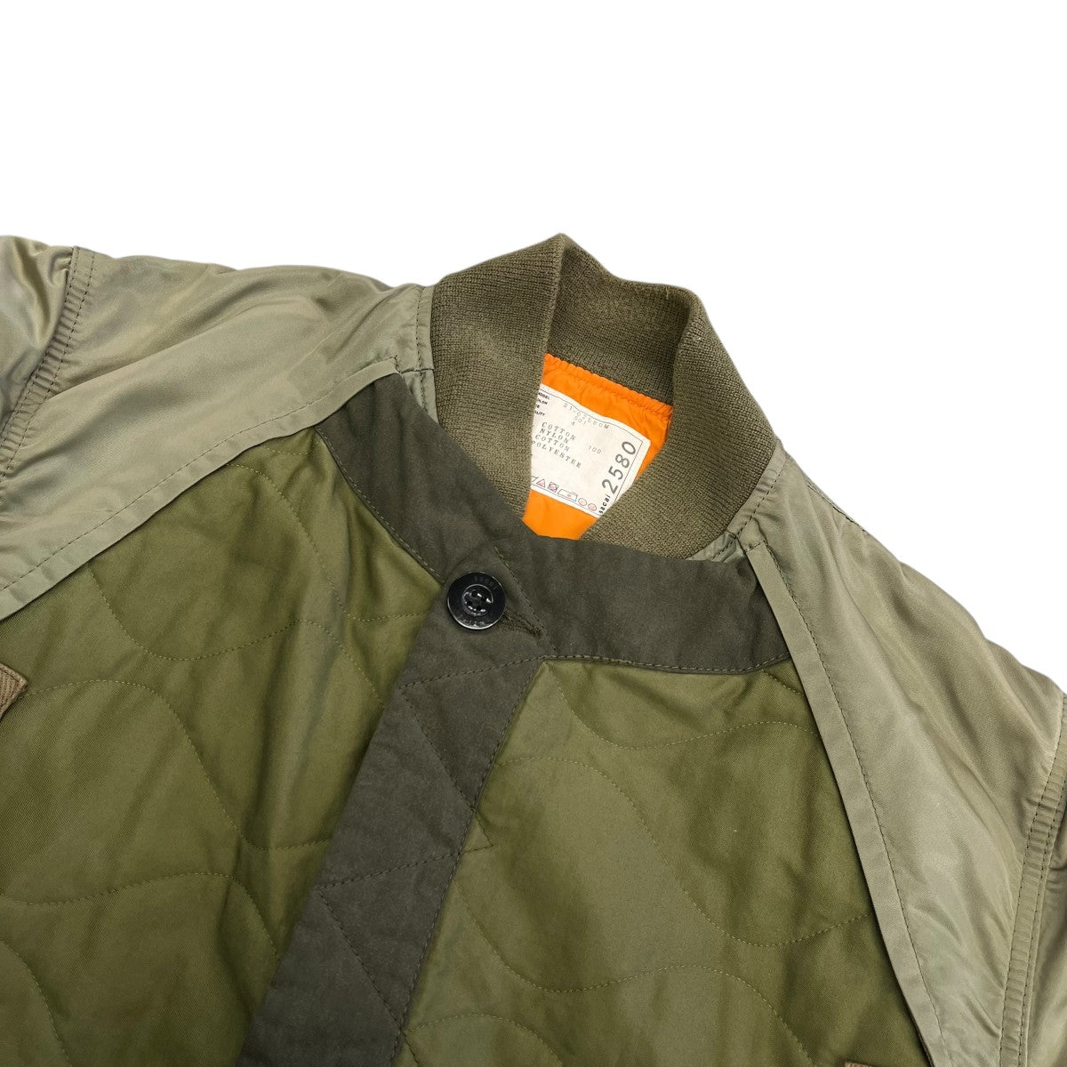 21AWNylon Twill Blousonドッキングデザインブルゾン21-02580M