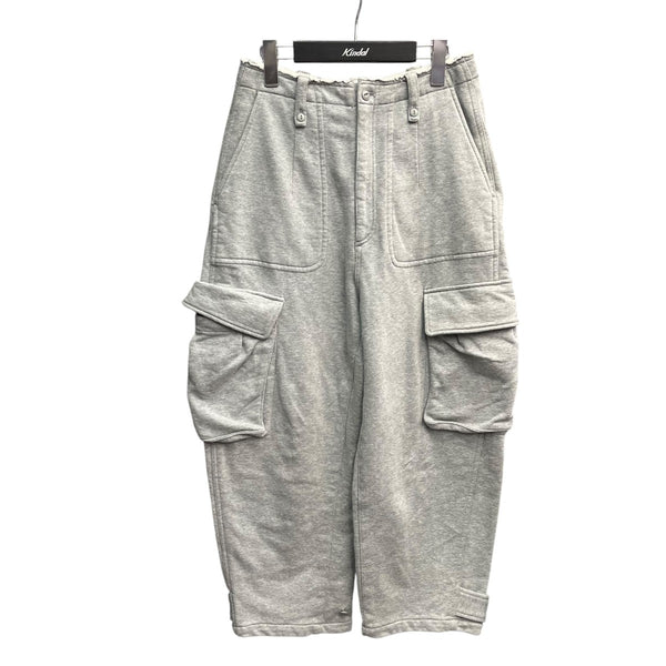 ETRE TOKYO(エトレトウキョウ) ベルテッドヘムカーゴパンツスウェット