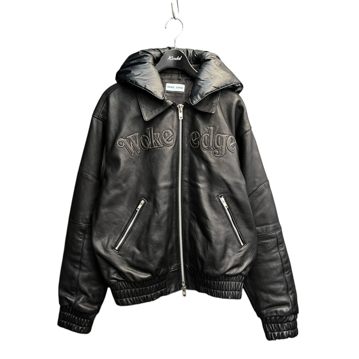Leather Tech Bomber Jacketレザージャケット