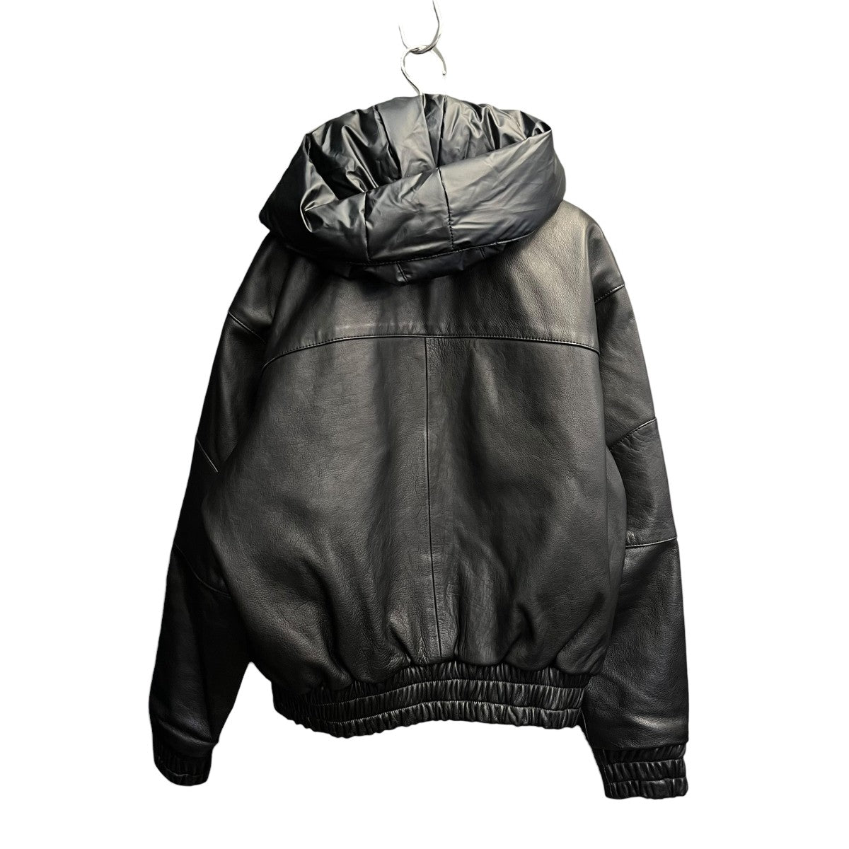 Leather Tech Bomber Jacketレザージャケット