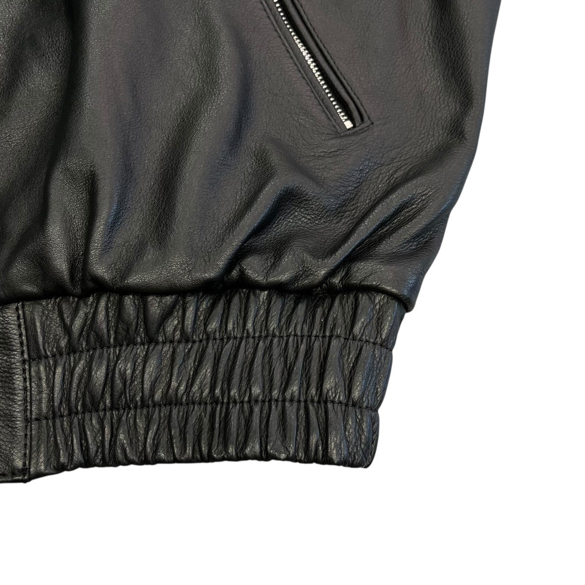 Leather Tech Bomber Jacketレザージャケット