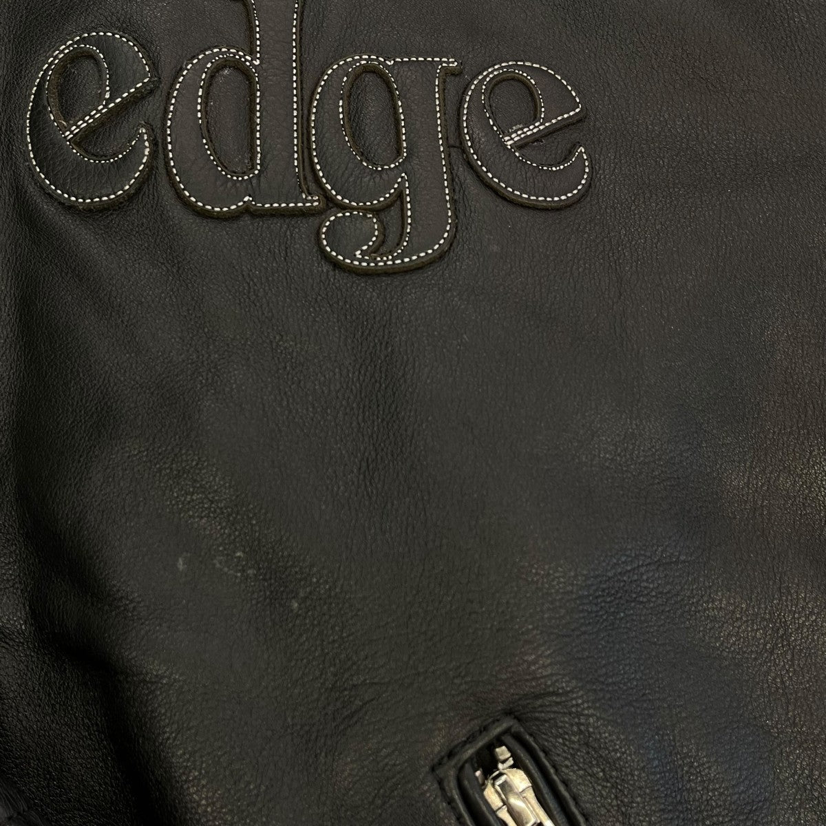 Leather Tech Bomber Jacketレザージャケット