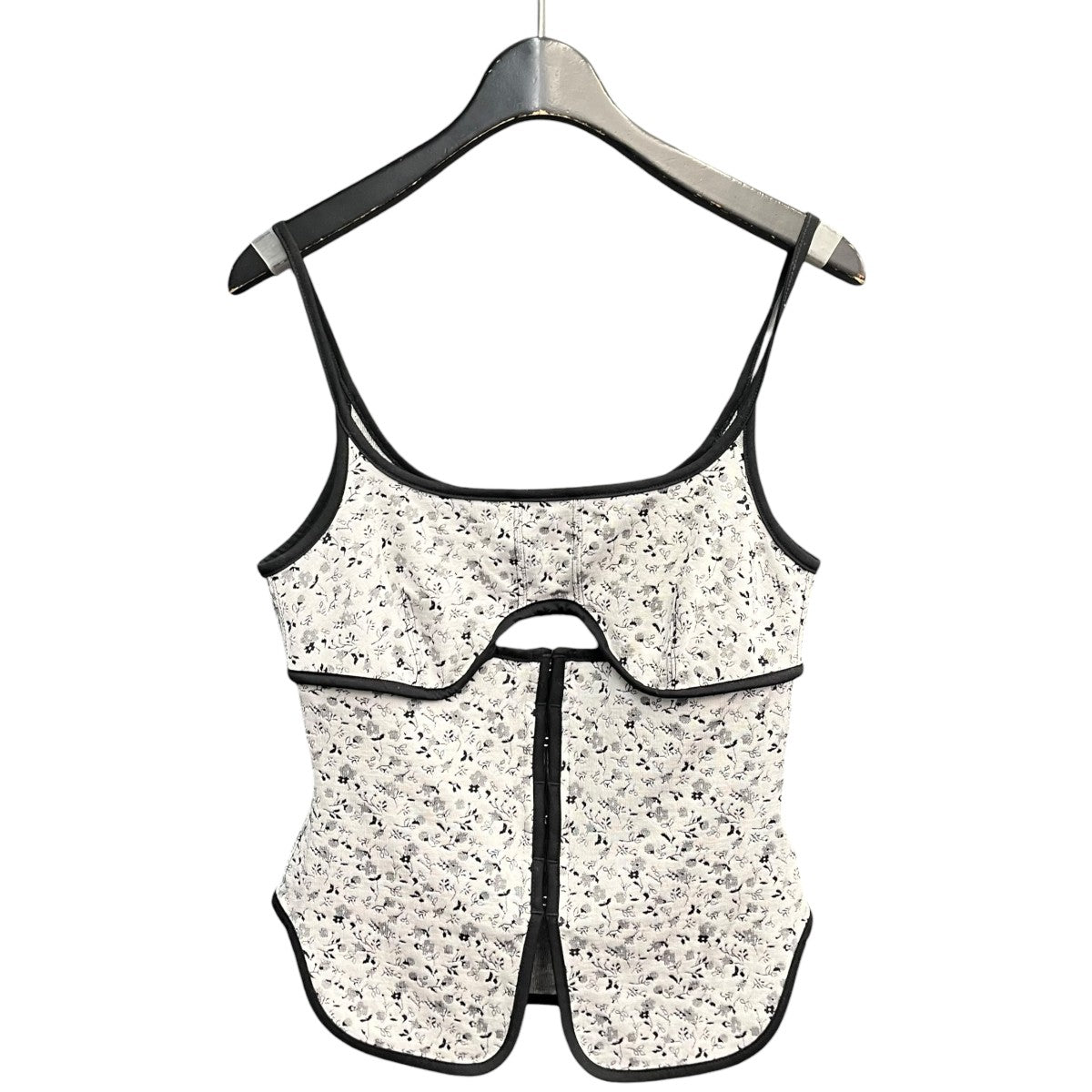 25AWFloral Jacquard Fraise Stitch Camisole TopビスチェMM25FW-JS029