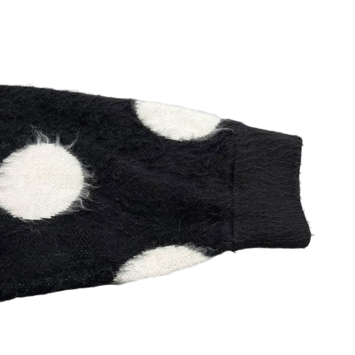 20SSBrushed Polka Dot Cardigan BLACKカーディガン