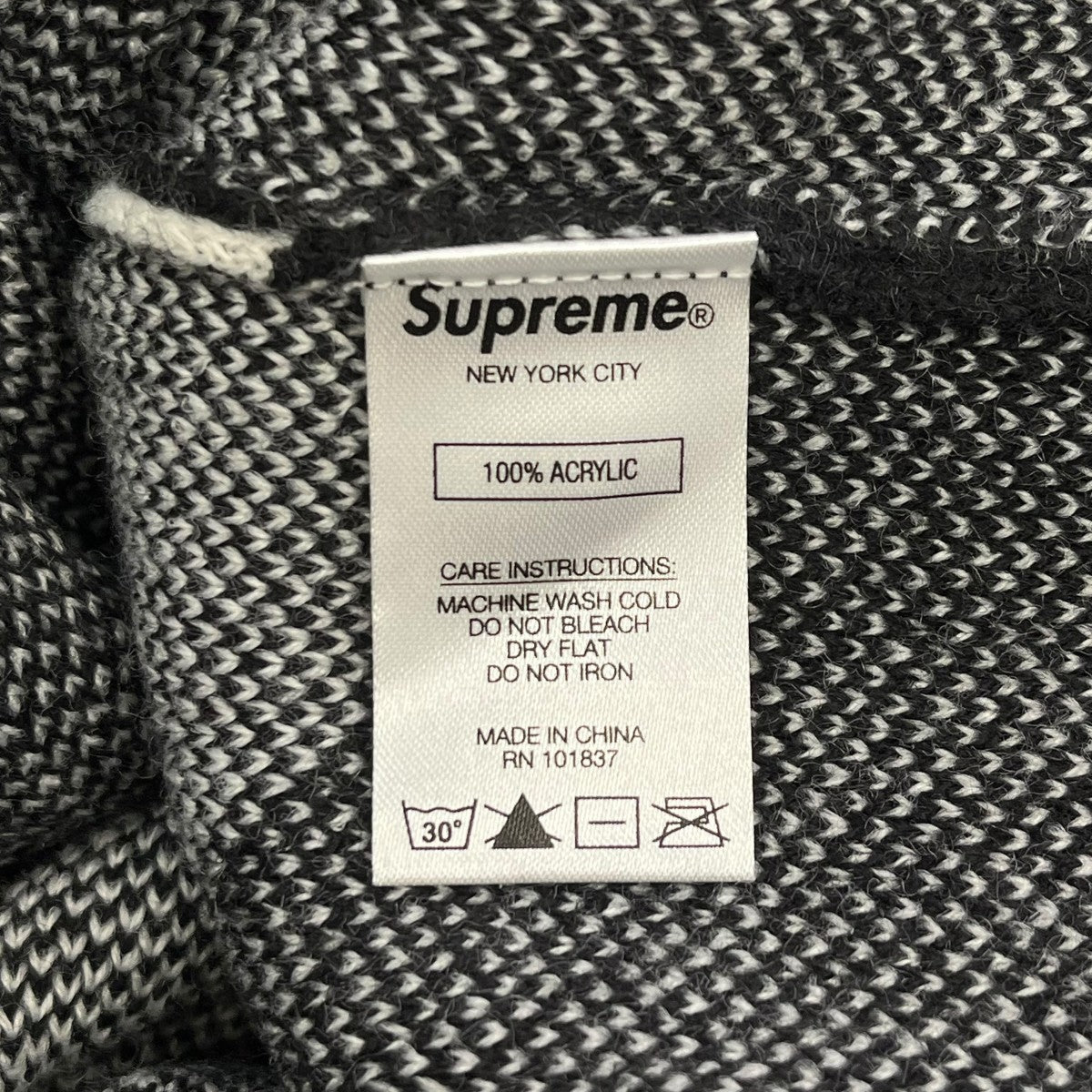 20SSBrushed Polka Dot Cardigan BLACKカーディガン