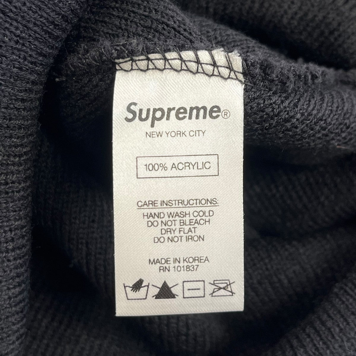 Supreme 20SSJohnston Beanieニット帽 古着・中古-4枚目のアイテム画像