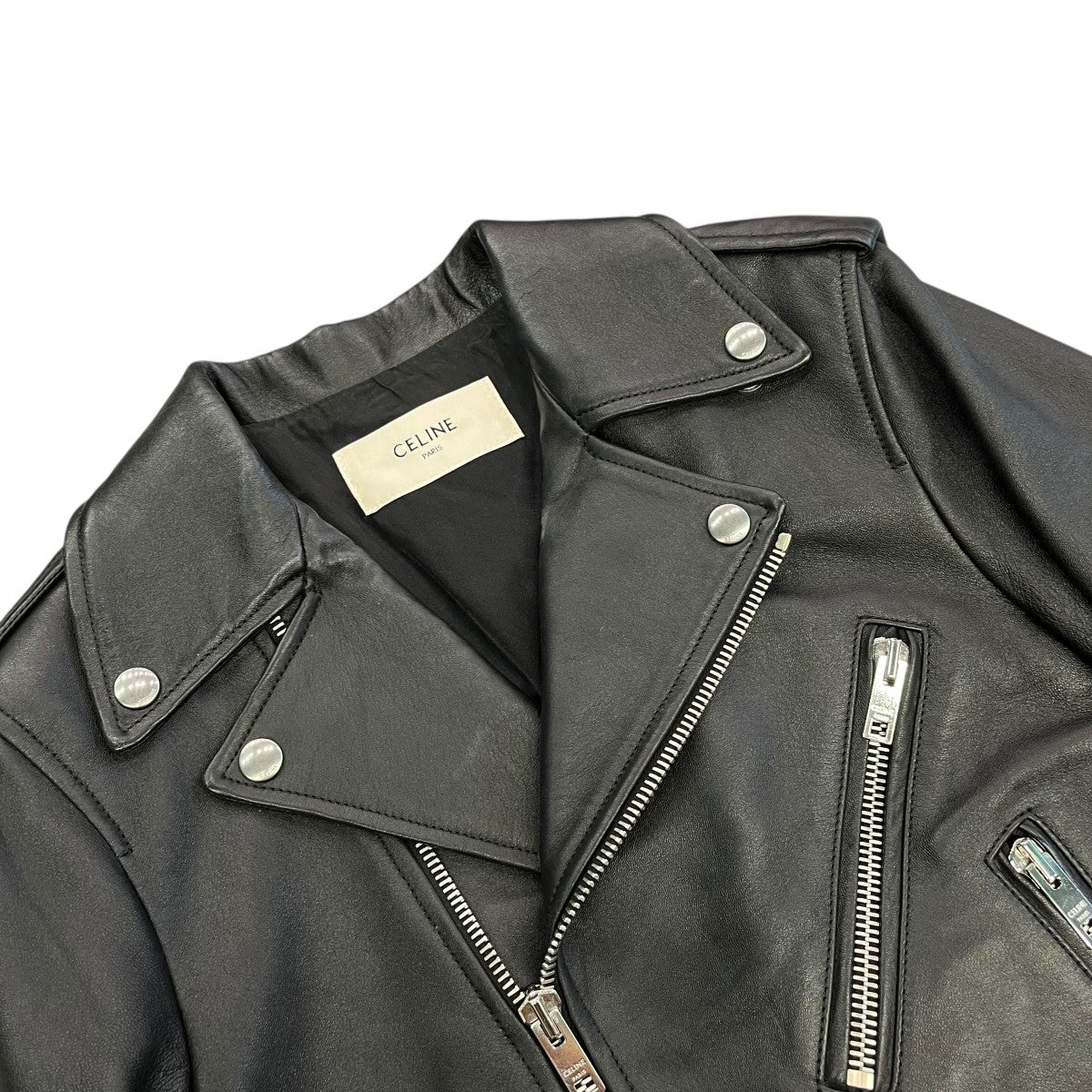 CLASSIC BIKER IN LAMBSKINレザーライダースジャケット2E134276D