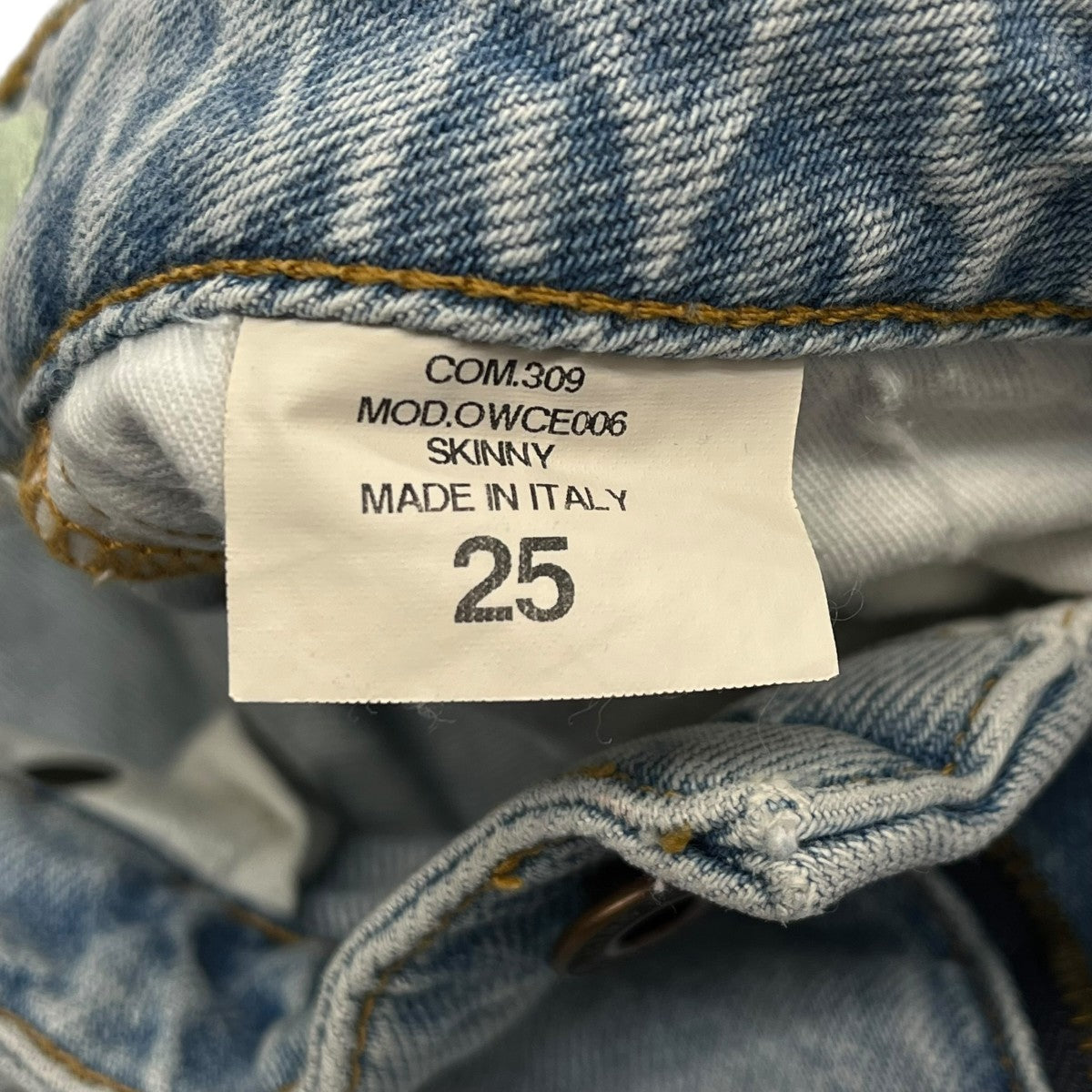 OFFWHITE デニムパンツOWCE006E17149095 古着・中古-5枚目のアイテム画像