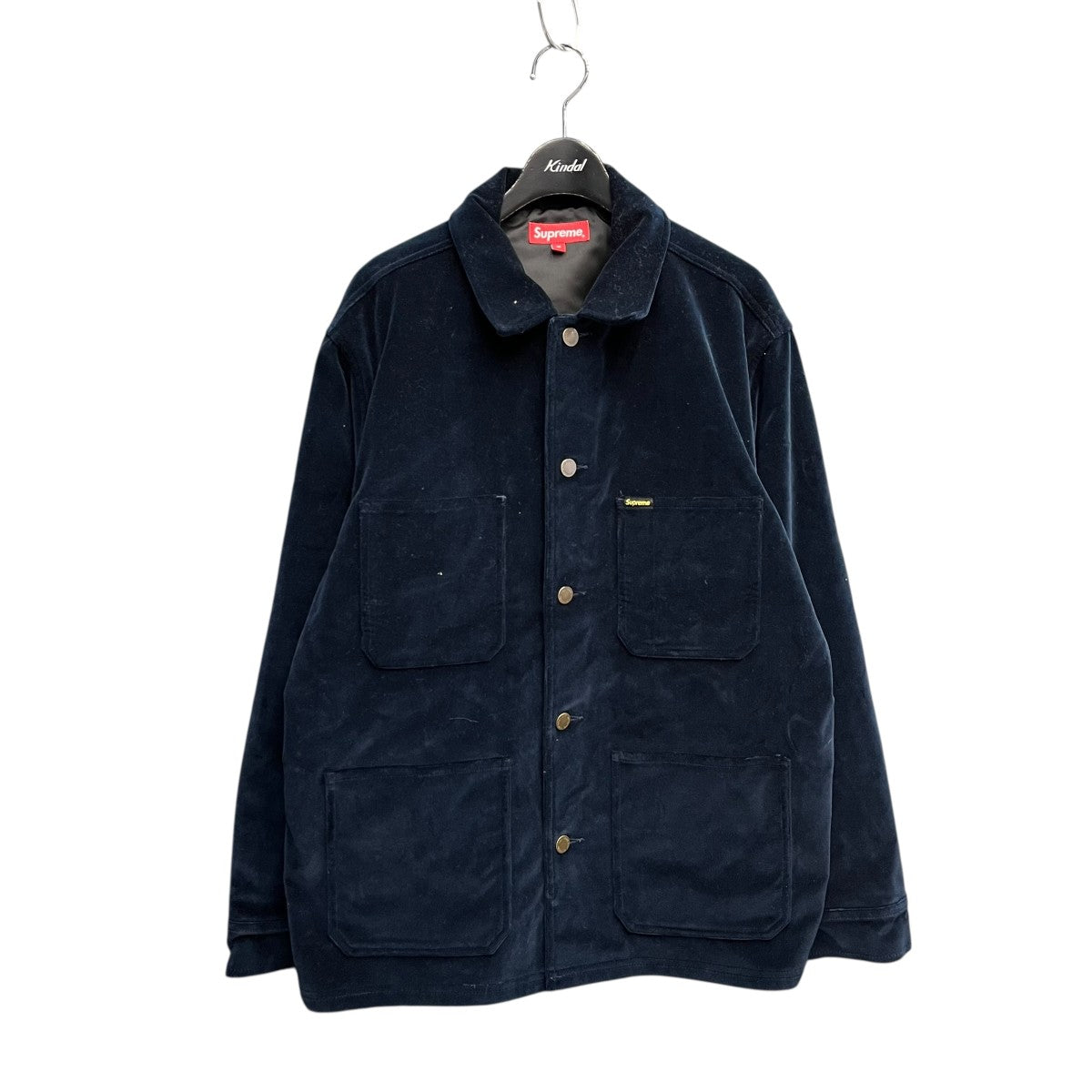 ジャケット・アウター Supreme velvet chore coat Supreme(シュプリーム) 20SSVelvet Chore Coatジャケット ネイビー