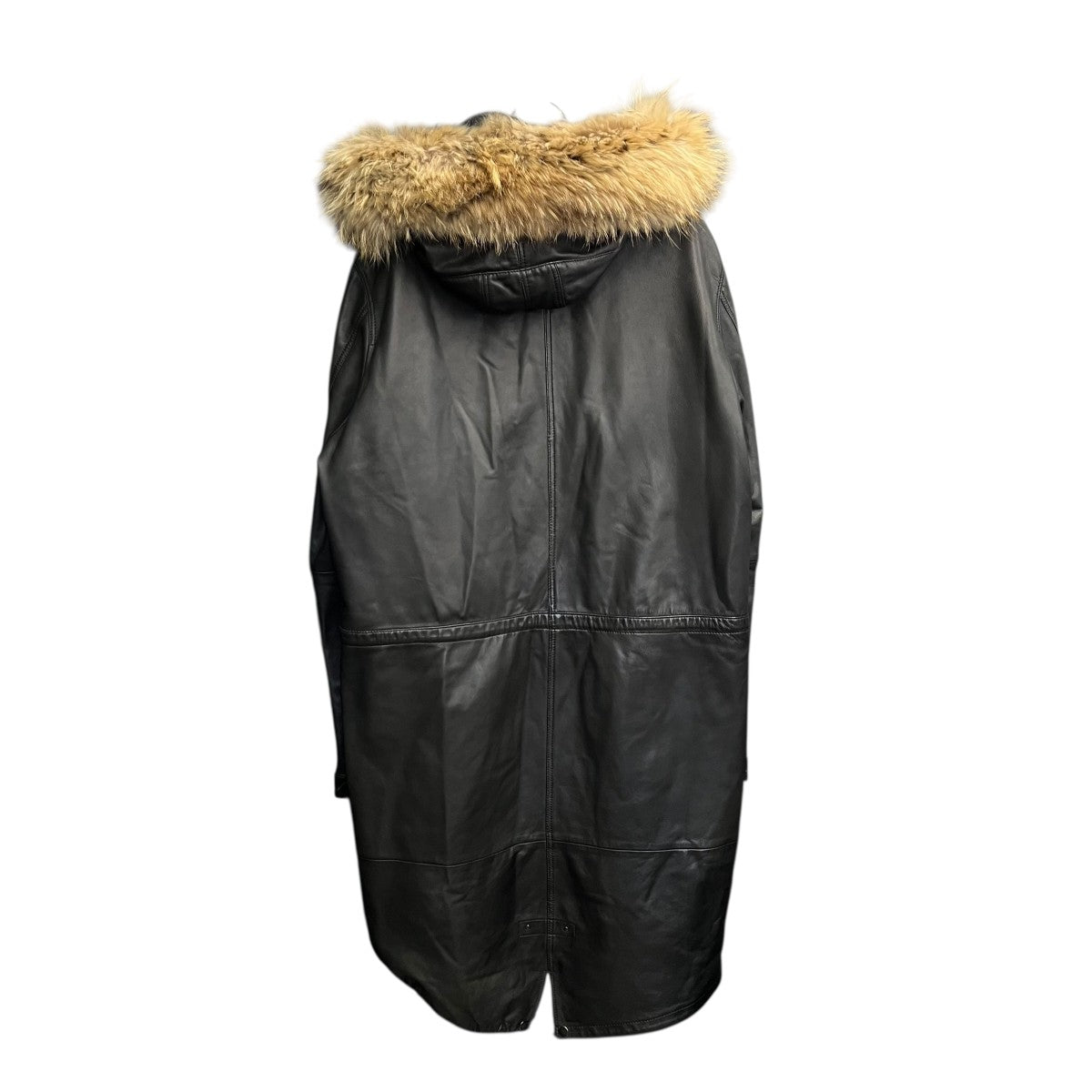 EMPORIO ARMANI(エンポリオアルマーニ) レザーコート ブラック サイズ