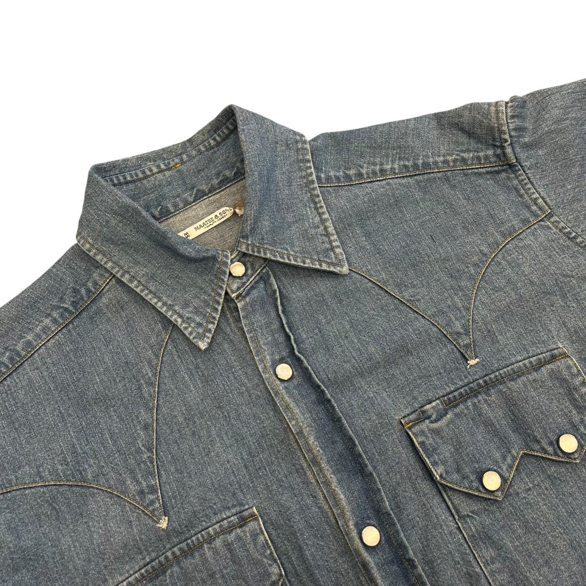 MAATEE＆SONS チグハグ WESTERN ウエスタンシャツデニムシャツMT4103-0608A 古着・中古-3枚目のアイテム画像
