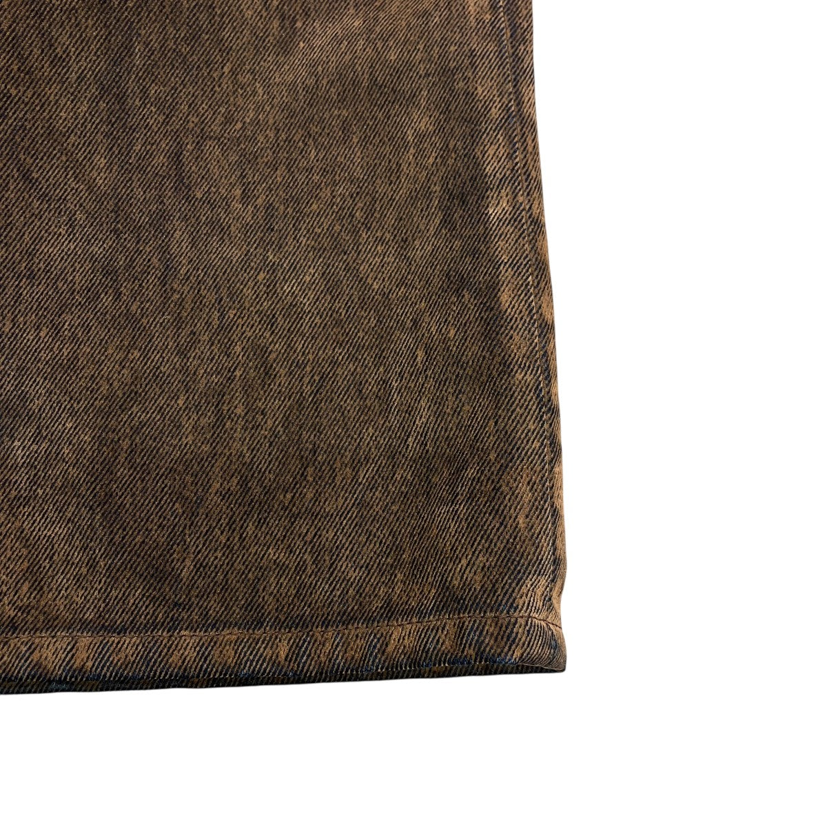 フロッキー プリント ワイド デニム 5ポケットデニムパンツ25030464027030