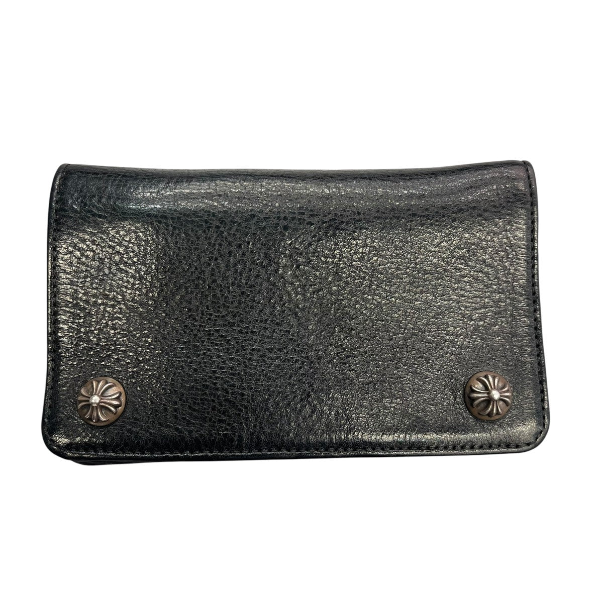 CHROME HEARTS(クロムハーツ) Tiny Zip Wallet Cemetery Cross Patches