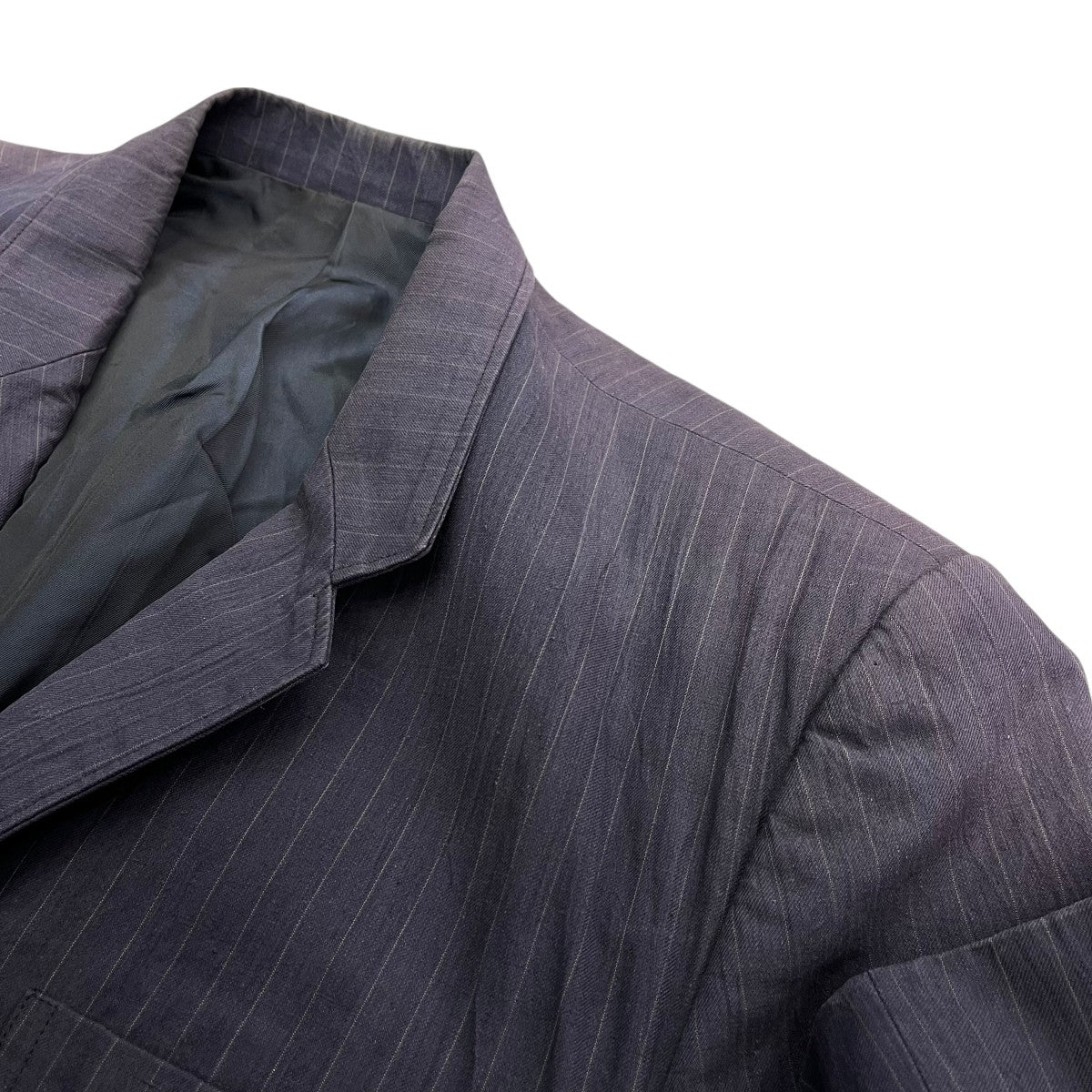 ヨウジヤマモトオム ダークグレー テーラードジャケット 中古・古着通販】Yohji Yamamoto pour homme (ヨウジヤマモト