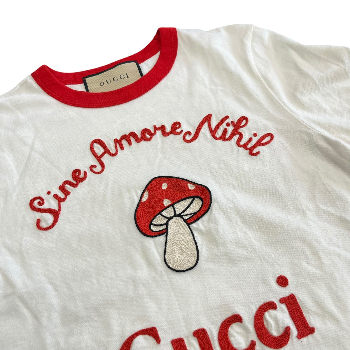 GUCCI リンガーTシャツ723566 古着・中古-3枚目のアイテム画像