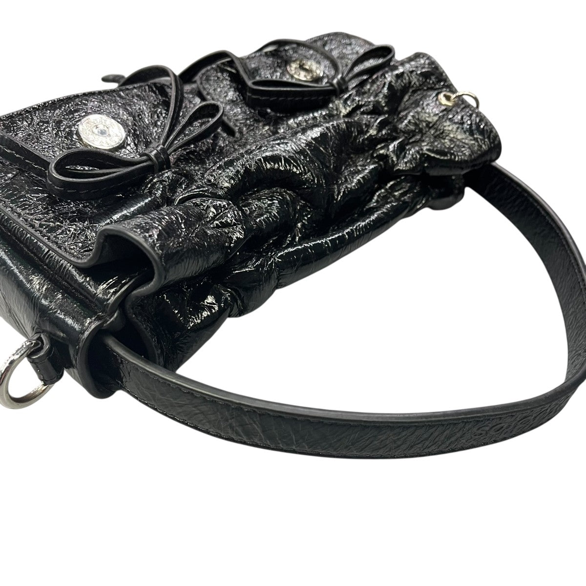 ACNE STUDIOS Multipocket Micro Crossbody Crinkiedショルダーバック 古着・中古-5枚目のアイテム画像