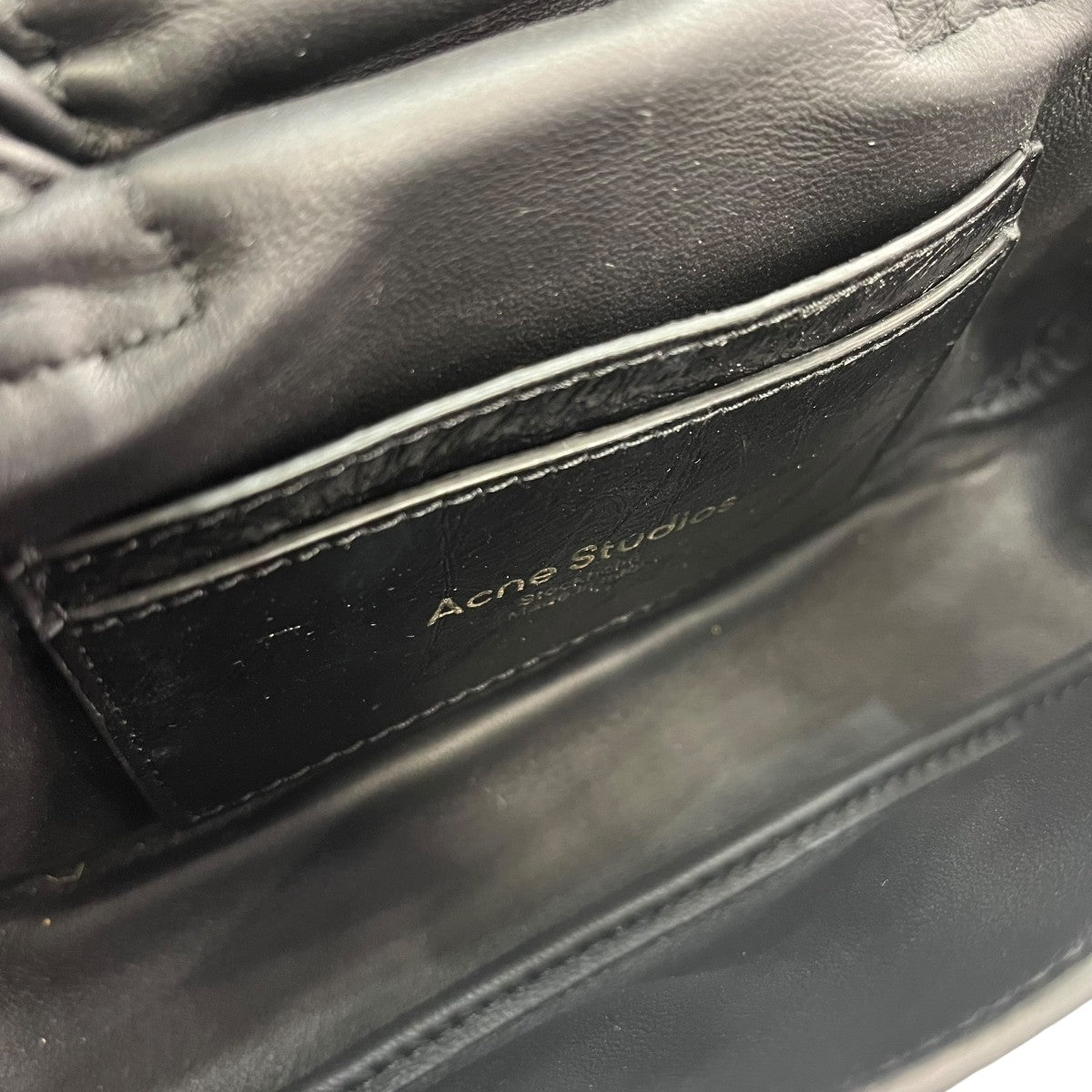ACNE STUDIOS Multipocket Micro Crossbody Crinkiedショルダーバック 古着・中古-7枚目のアイテム画像