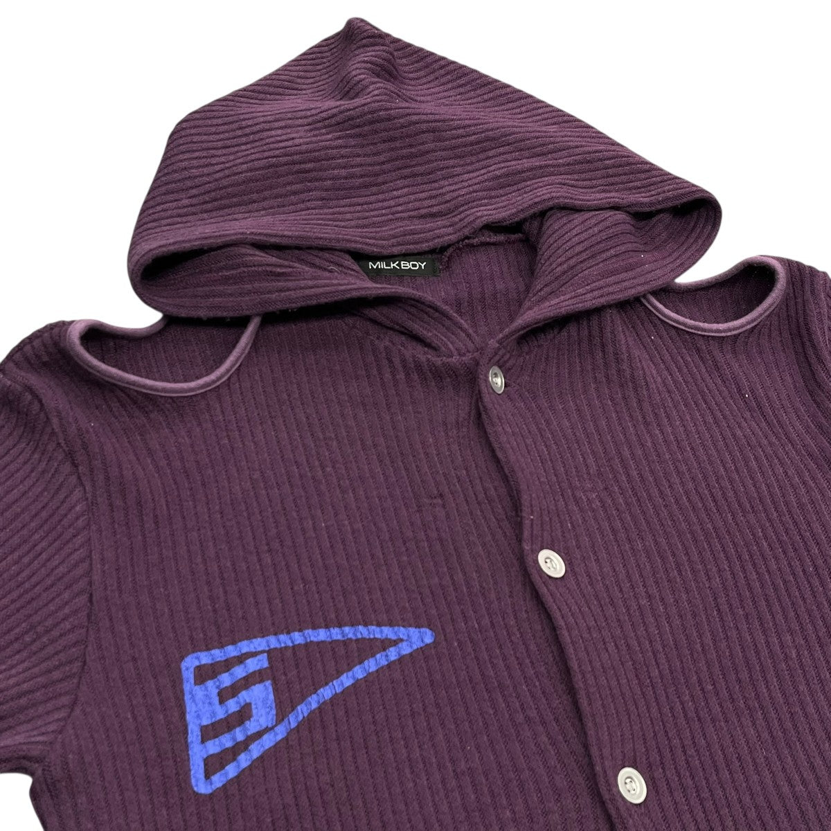 MILK BOY ニットパーカーB4CT37 古着・中古-3枚目のアイテム画像