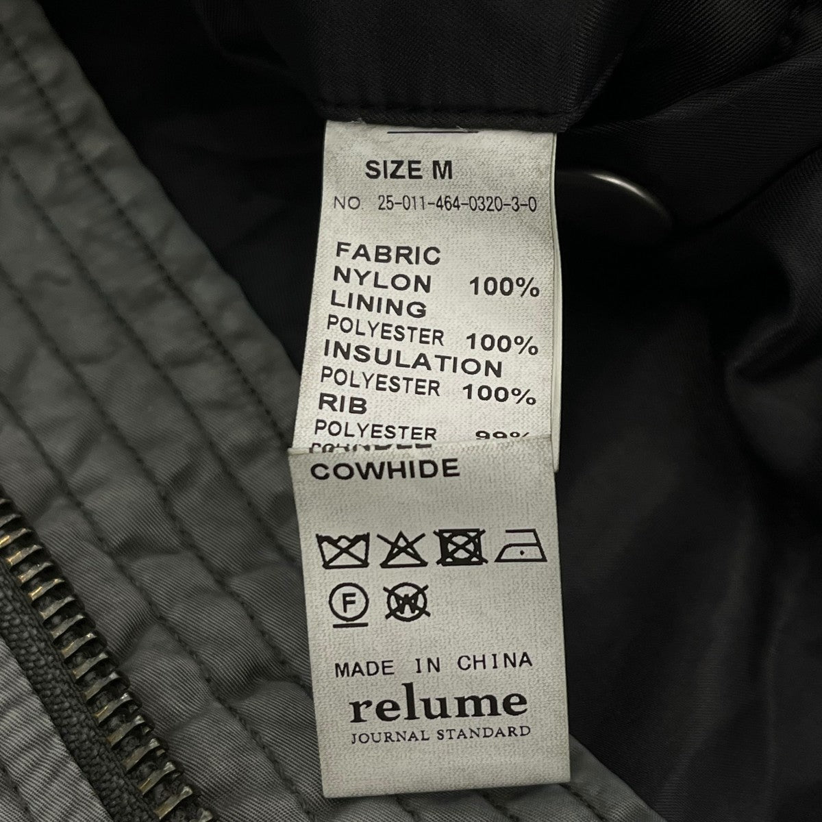 GD BOMBER JKTジップブルゾン25-011-464-0320-3-0