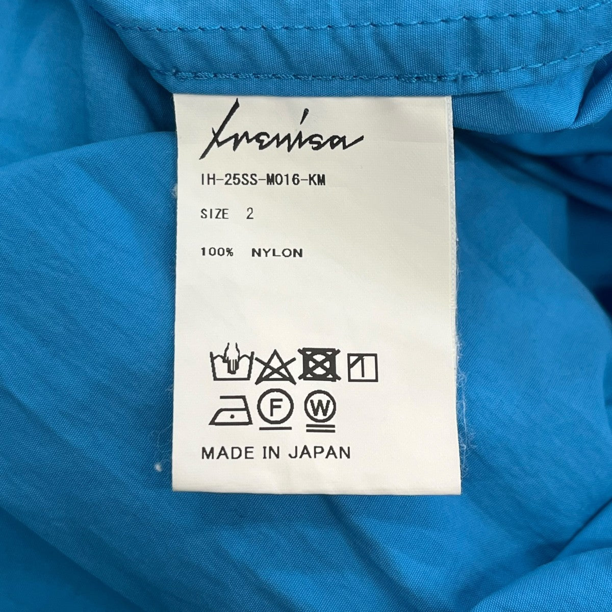 IRENISA 25SSTRAINING JACKETナイロンジャケットIH-25SS-MO16-KM 古着・中古-6枚目のアイテム画像