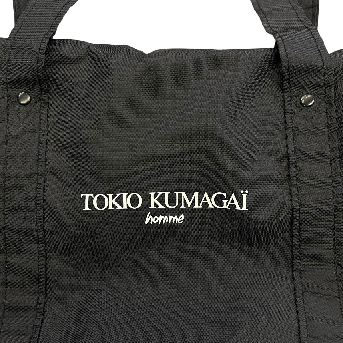 TOKIO KUMAGAI homme(トキオ クマガイ オム) ナイロンバッグ ブラック