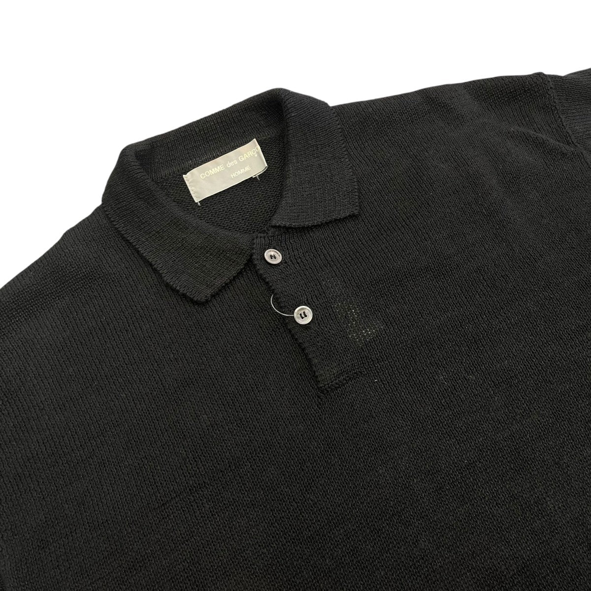 COMME des GARCONSHOMME 田中オム カラー 切り替え ニット COMME des GARCONS HOMME(コムデギャルソンオム) 80s AD表記なし 田中