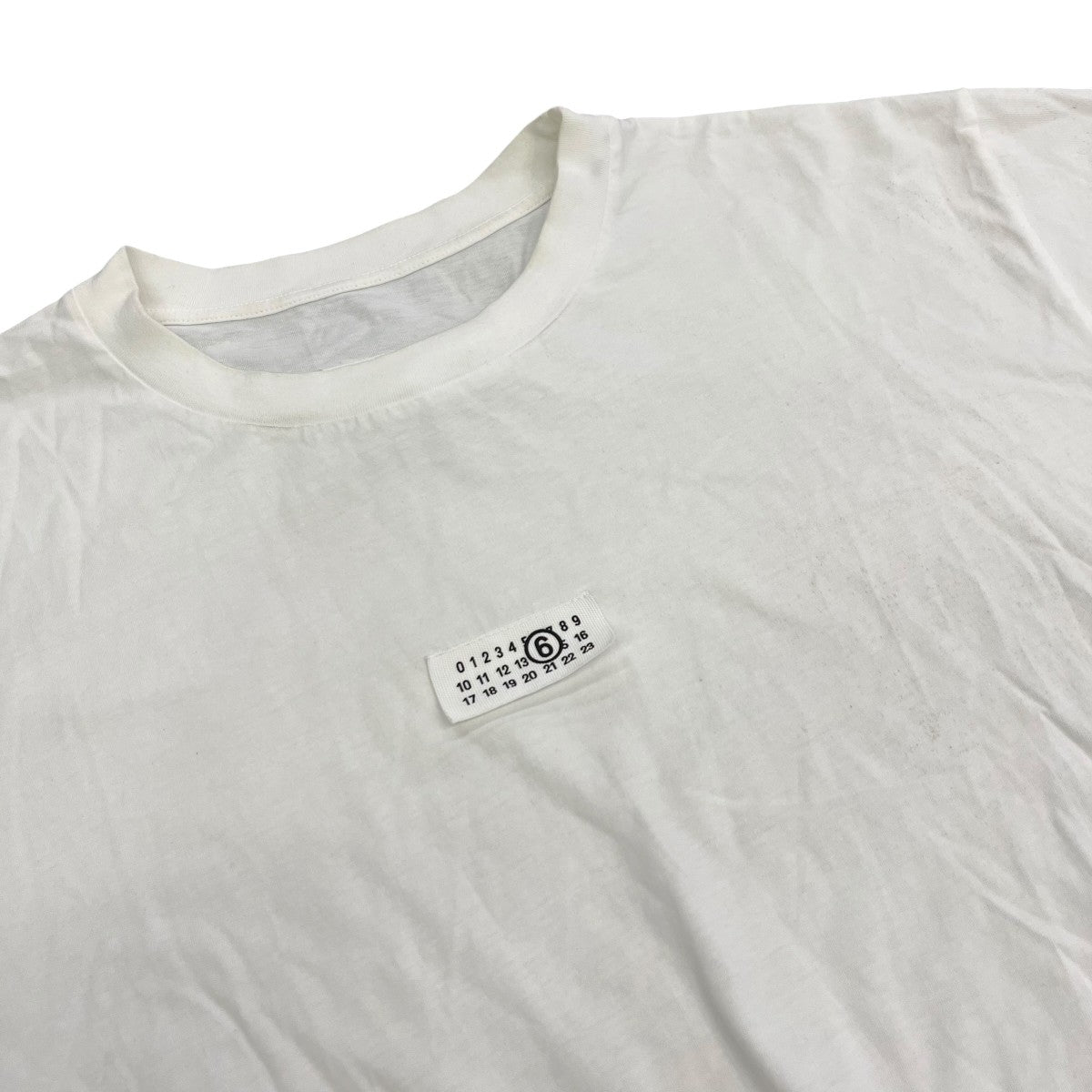 MM6 Maison Margiela 25SSナンバリング ロゴTTシャツSH0GC0033 古着・中古-3枚目のアイテム画像