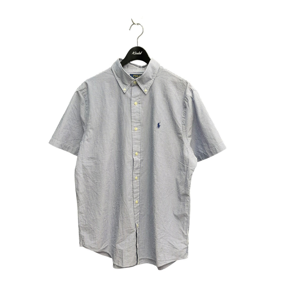 POLO RALPH LAUREN 半袖ストライプシャツ 古着・中古-1枚目のアイテム画像