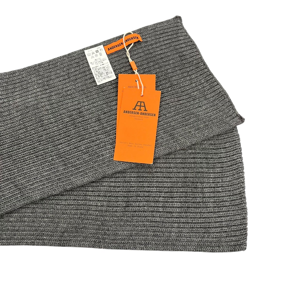 Andersen-Andersen SCARF WIDEマフラー 古着・中古-3枚目のアイテム画像