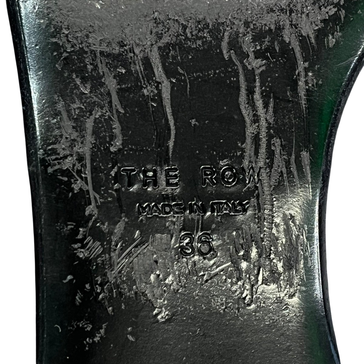 THE ROW ALYS SLIPPERパンプスF1005-W326-NYV 古着・中古-7枚目のアイテム画像