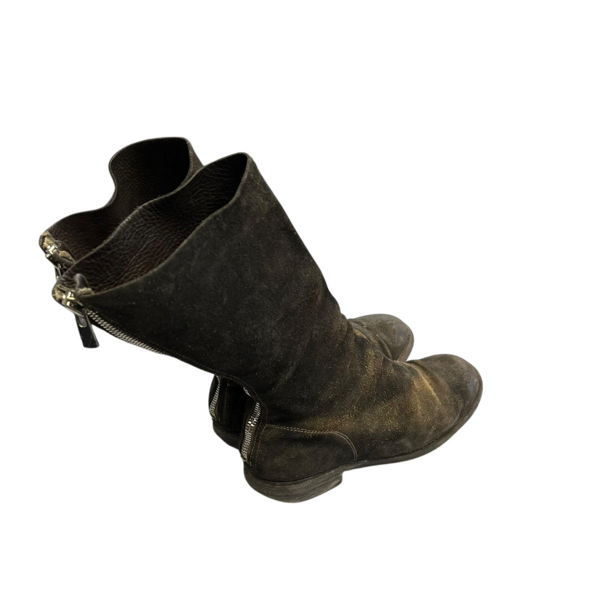 GUIDI 989バックジップブーツ 古着・中古-2枚目のアイテム画像