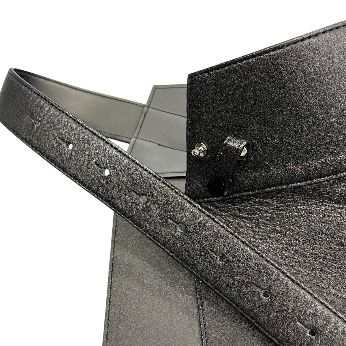 JAN SOLVIE ASSEMBLY leather corset beltファッションアクセサリー 古着・中古-5枚目のアイテム画像