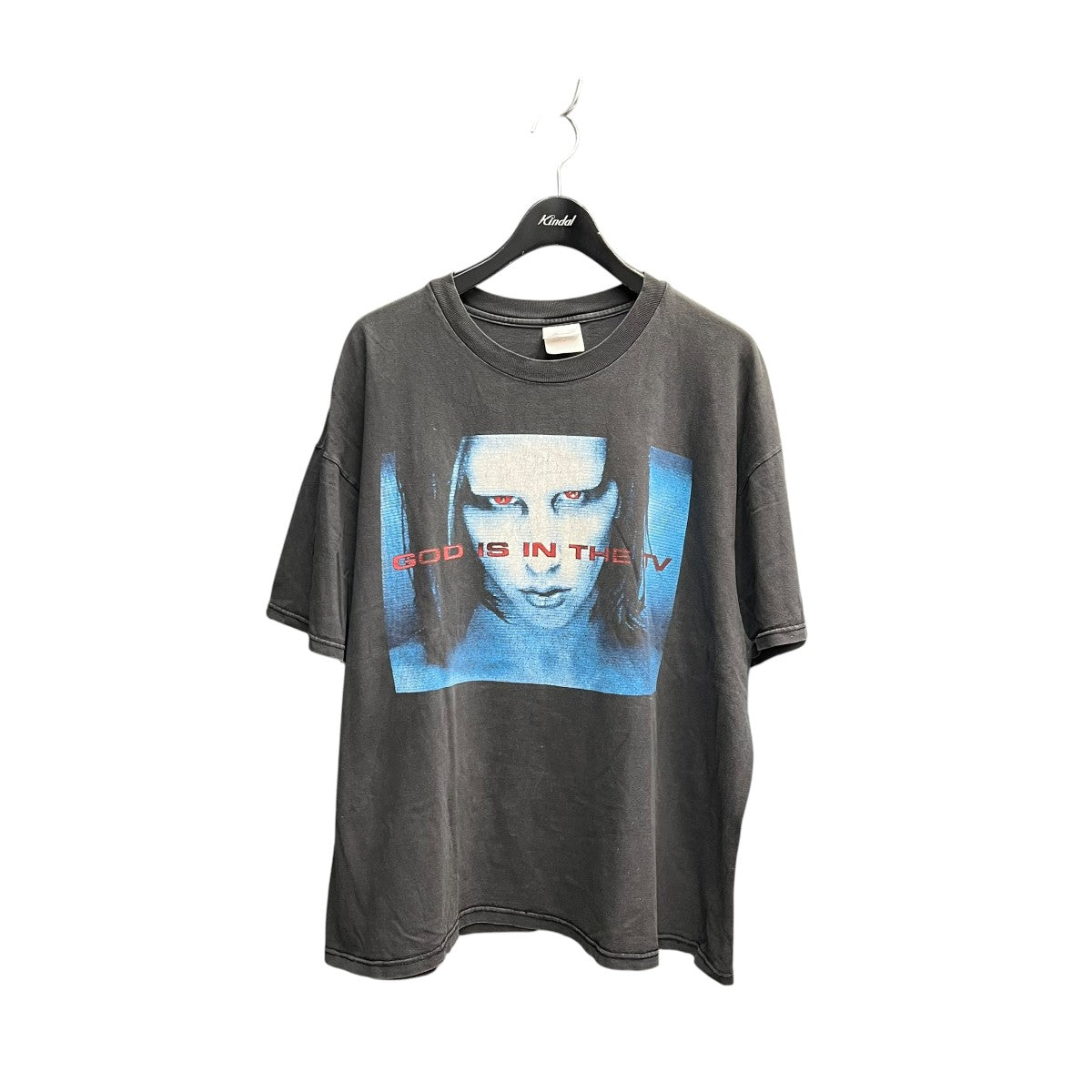 USED HANES マリリンマンソン半袖カットソー 古着・中古-1枚目のアイテム画像