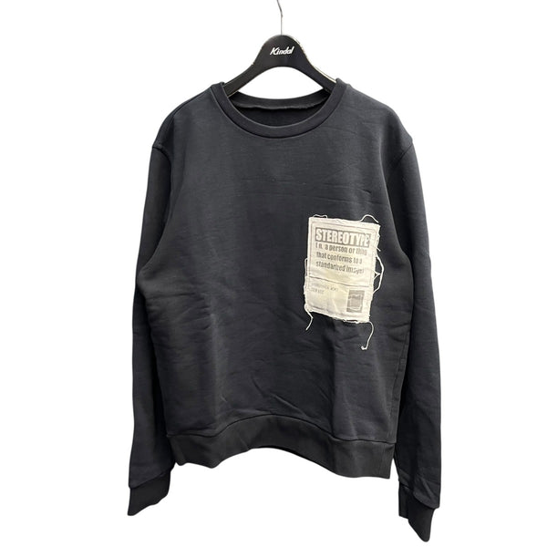 Maison Margiela(メゾンマルジェラ) 18AWスウェット ブラック サイズ