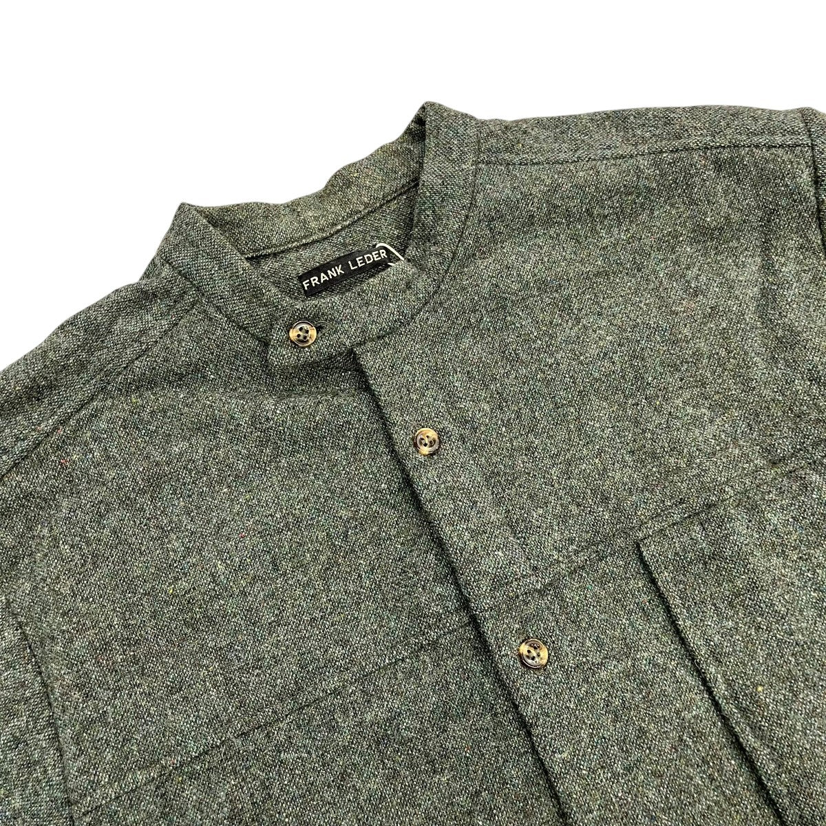 FRANK LEDER ウールシャツM013/04 古着・中古-3枚目のアイテム画像