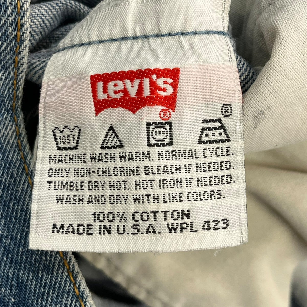 LEVI’S 90s USA製デニムパンツ501-0118 古着・中古-6枚目のアイテム画像