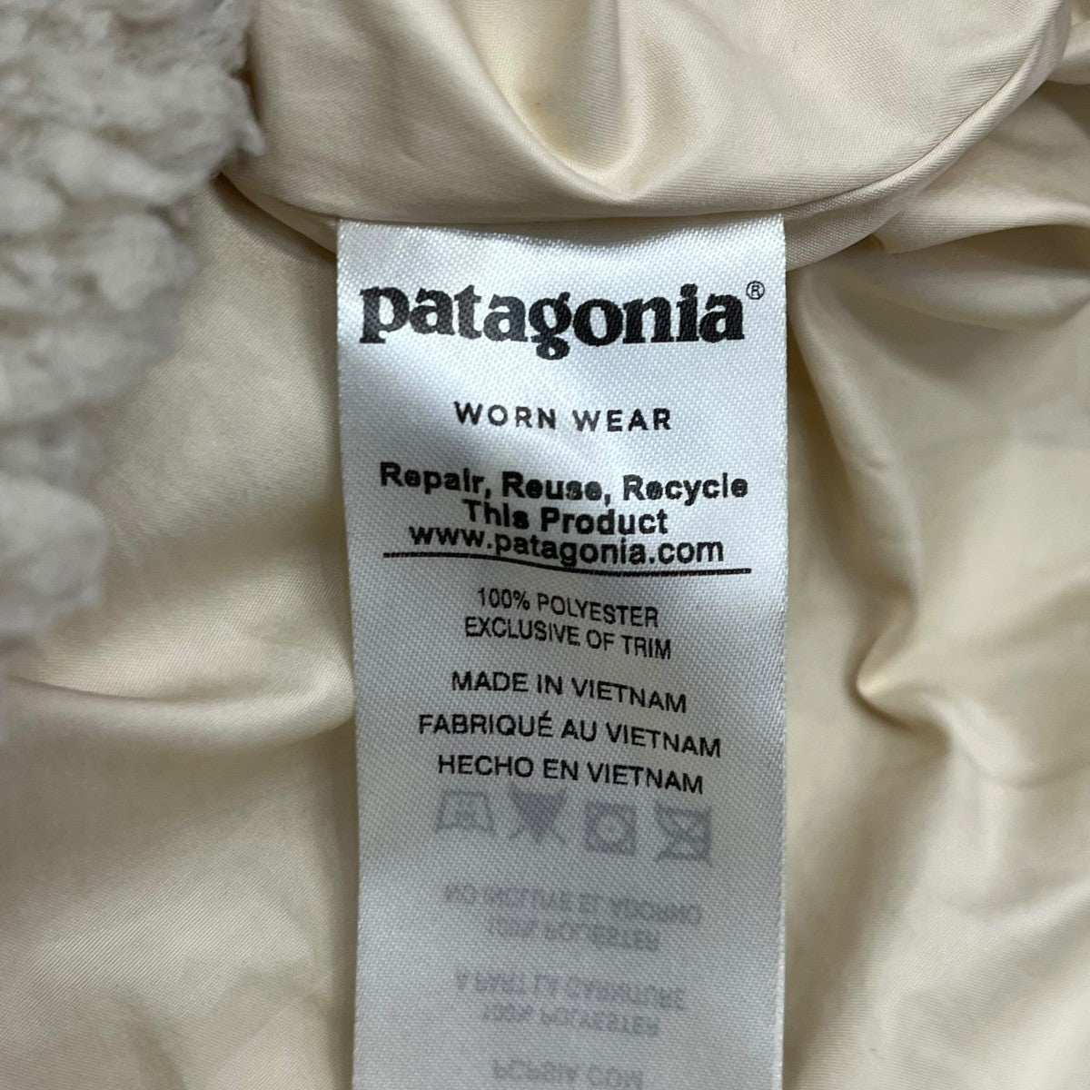 Patagonia Girls RETRO-X Bomber Jacketボアジャケット65415FA18 古着・中古-6枚目のアイテム画像