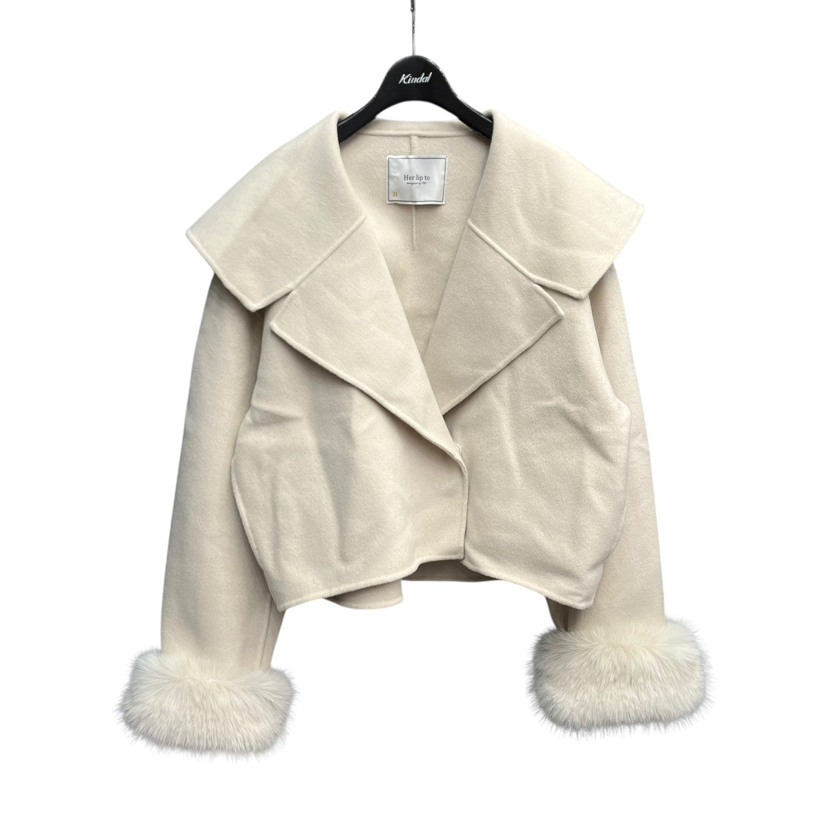 Her lip to Loro Short Rever Coatショートコート1254307128 古着・中古-1枚目のアイテム画像