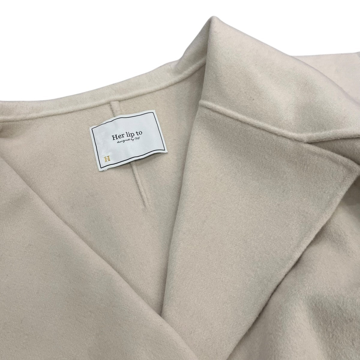 Her lip to Loro Short Rever Coatショートコート1254307128 古着・中古-3枚目のアイテム画像