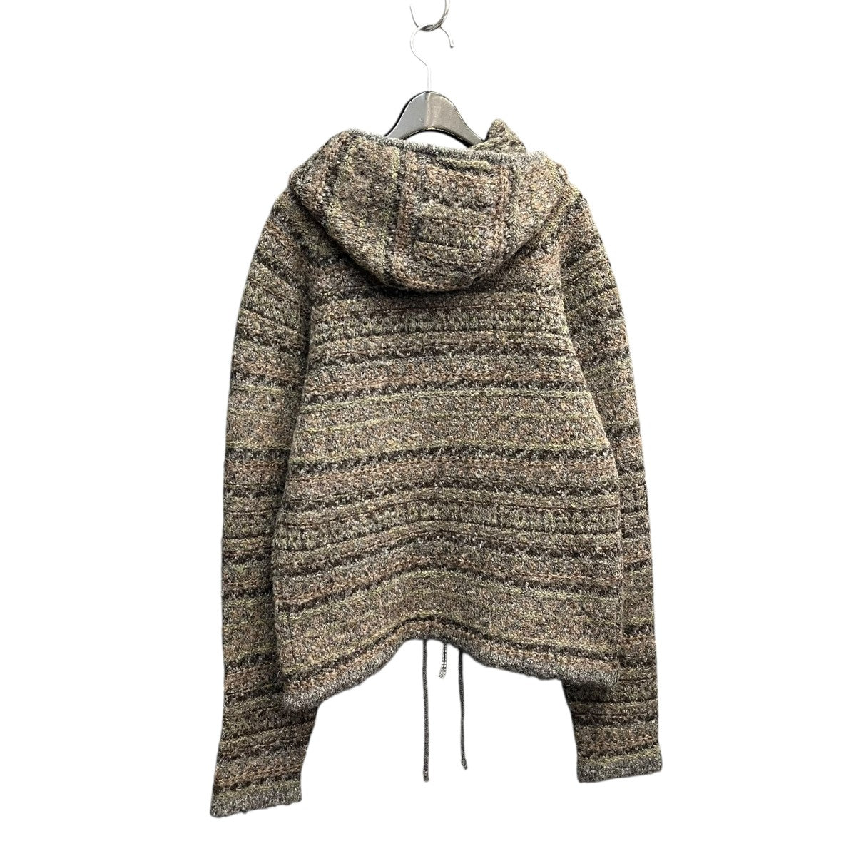 ROA fair isle felted knit zip up hoodieフリースジャケット 古着・中古-2枚目のアイテム画像