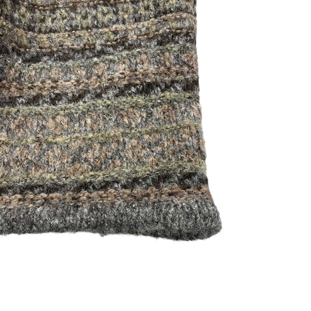 ROA fair isle felted knit zip up hoodieフリースジャケット 古着・中古-5枚目のアイテム画像