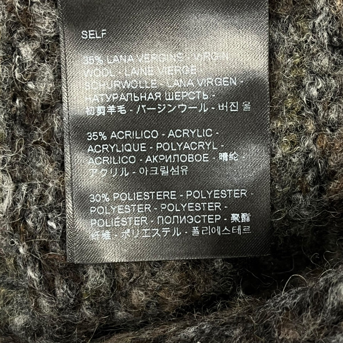 ROA fair isle felted knit zip up hoodieフリースジャケット 古着・中古-6枚目のアイテム画像