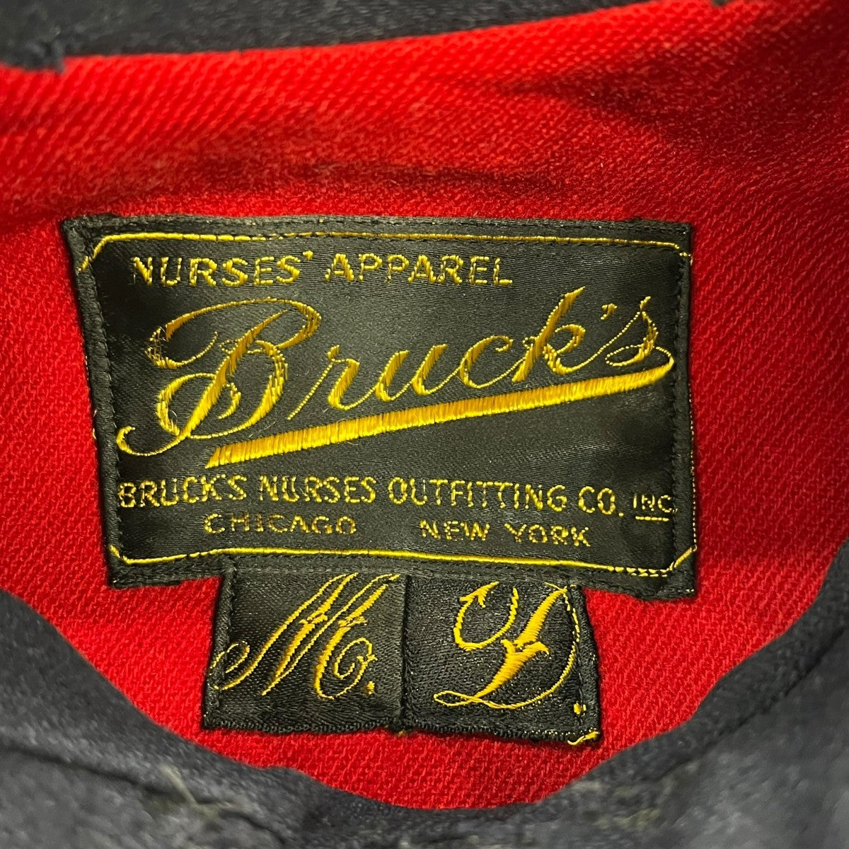 BRUCK’S NURSES OUTFITTING CO ＷＷ2 40sポンチョ 古着・中古-5枚目のアイテム画像