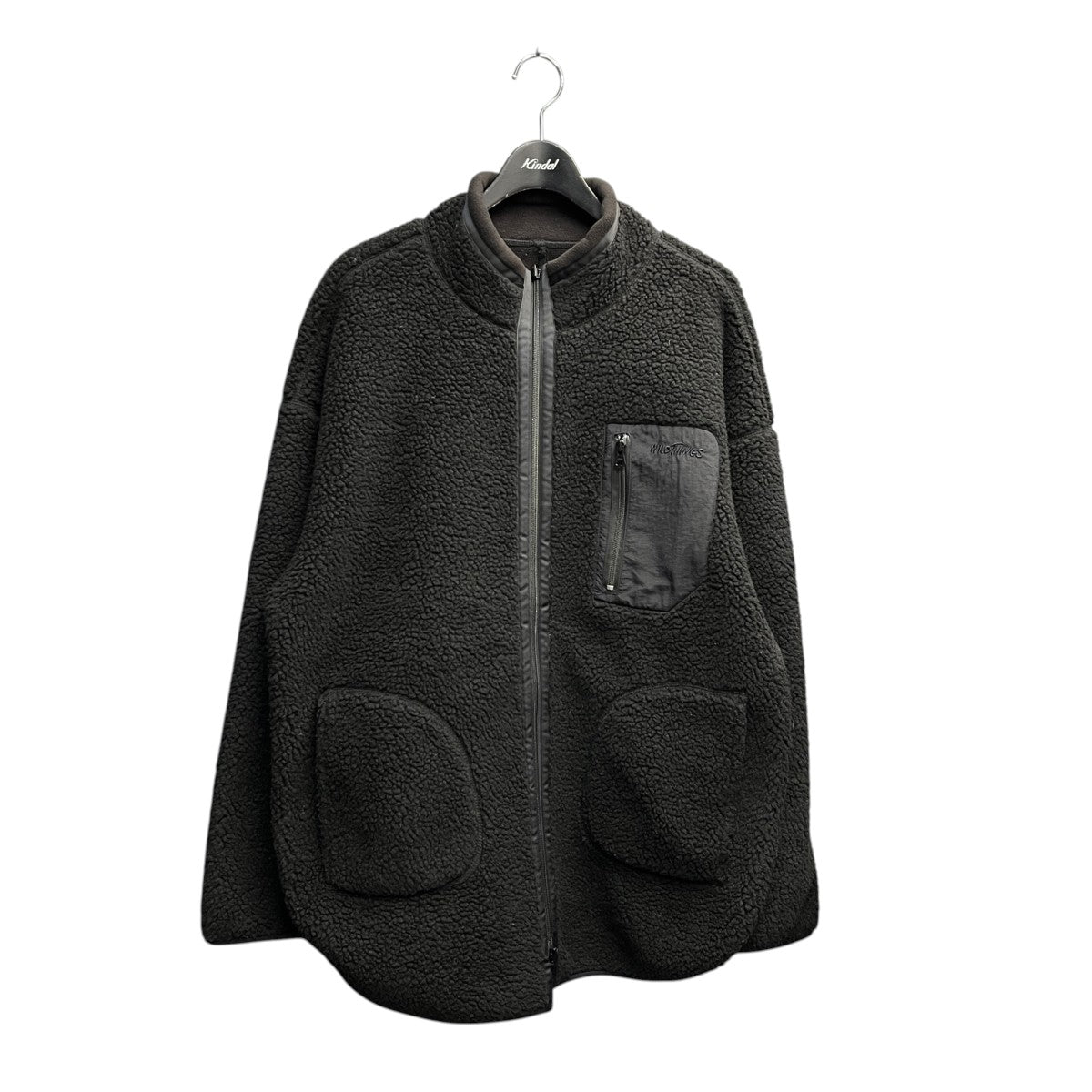WILD THINGS REVERSIBLE BOA BLOUSONリバーシブルフリースジャケットWT21563KY NU 古着・中古-1枚目のアイテム画像